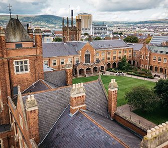 Queen's University Belfast - High View of the Quad