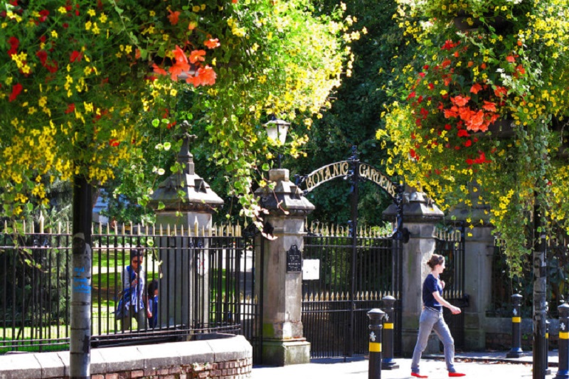 entrance to the Botanic Gardens, Belfast