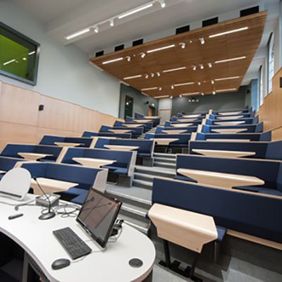 Interactive lecture theatre David Keir building 400x400