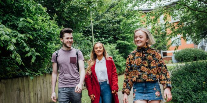 Smiling students