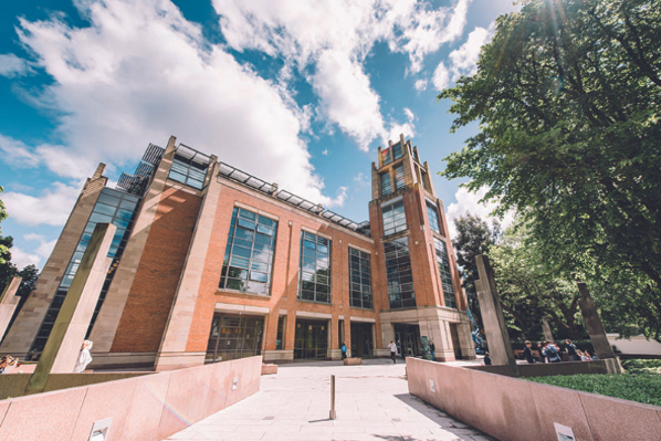 Image shows the award winning McClay Library