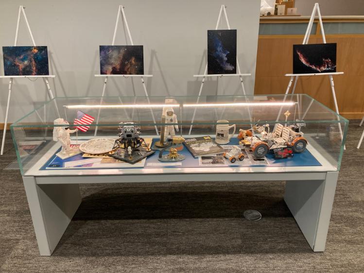 A photo of Irish Astronomical Association Exhibition in the McClay Library