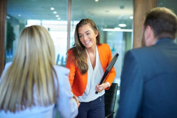 Women Shaking Hands