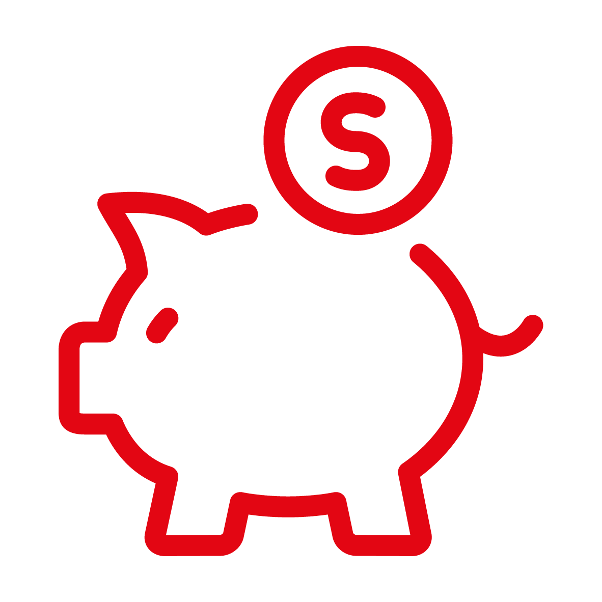 Piggy bank icon