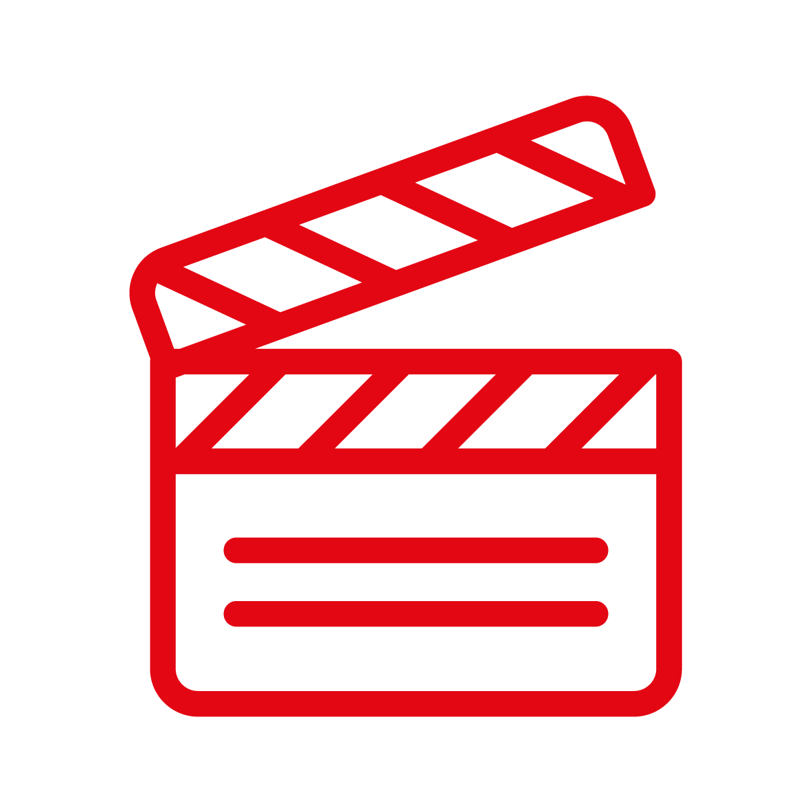 film clapper icon