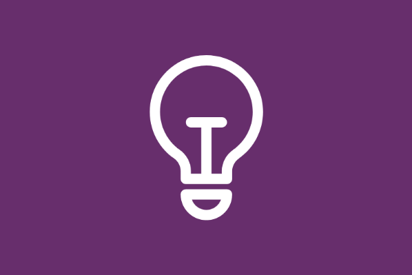 icon image of a lightbulb