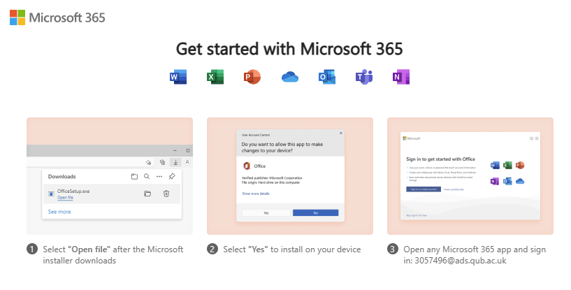 Three steps to getting started with Microsoft 365