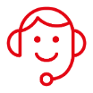 Image shows a person wearing headphones.