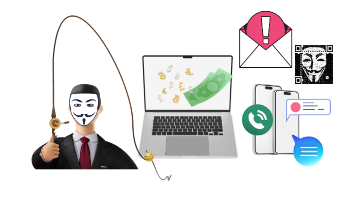 sim fraud phishing illustration