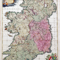 Map of Ireland from Ewart Map  Collection