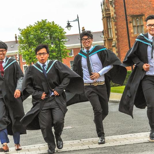 Students celebrating