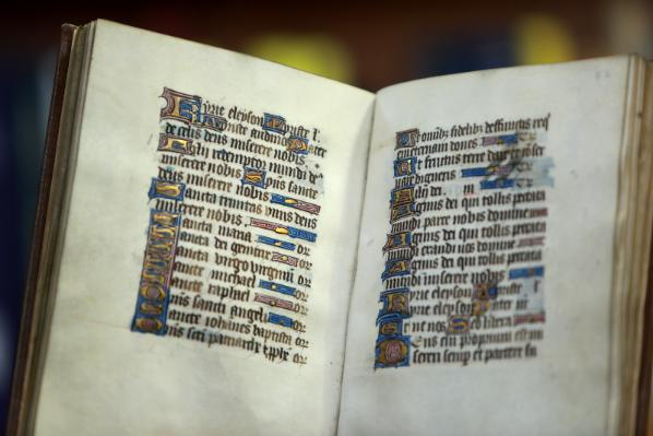 Two pages from the Special Collections Book of Hours