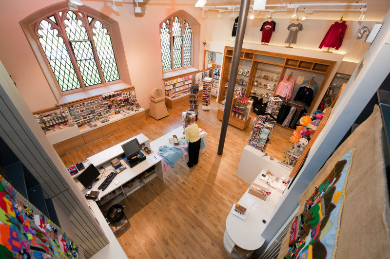 Image shows an aerial view of Queen's Welcome Centre