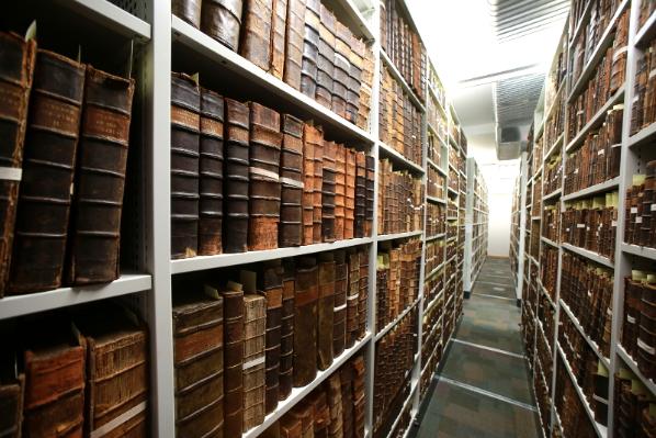 Antrim Presbytery Library books in Special Collections store.