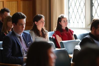 Scholarship recipients attending the event