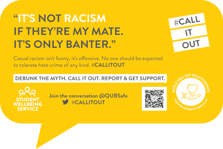 It's not racism if they're my mate. It's only banter. #CallItOut
