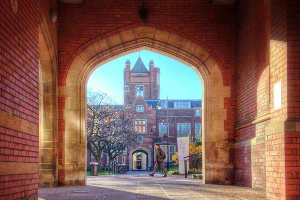 Archway into the quad