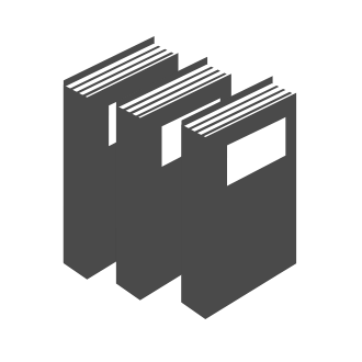 Icon for Library hardcopy journals.