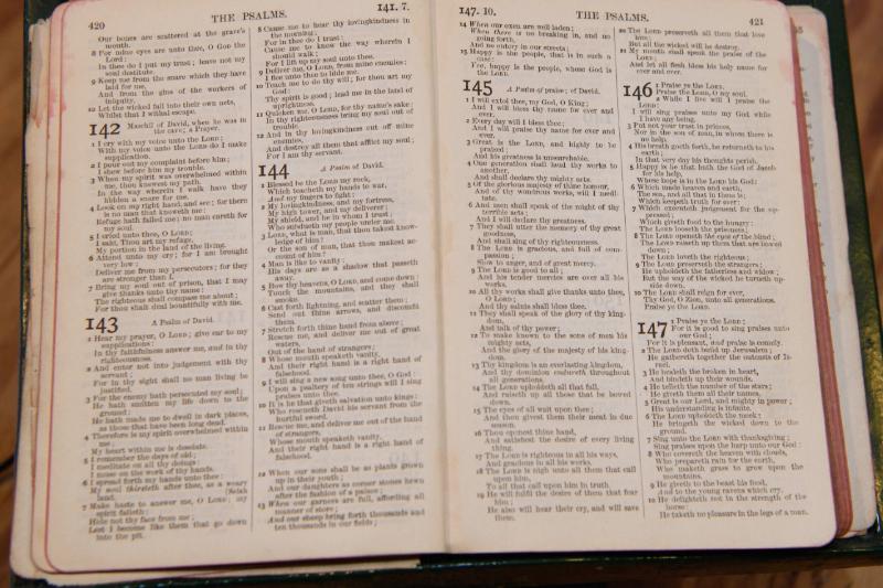 Picture of bible pages