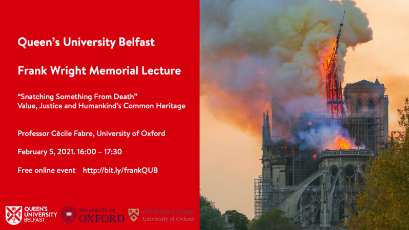 Frank Wright Memorial Lecture Feb 2021