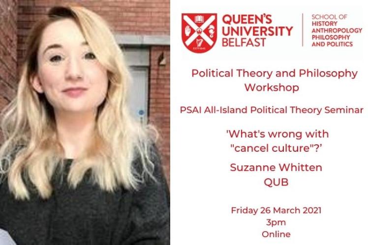 Political Theory and Philosophy 26 March 2021