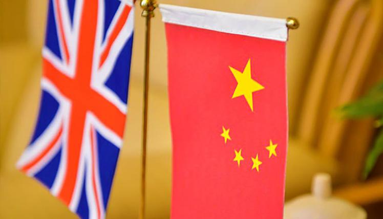 UK and Chinese flags