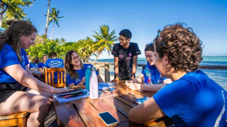 students in Fiji