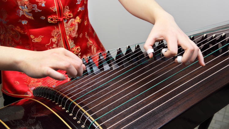 image of a Guzheng