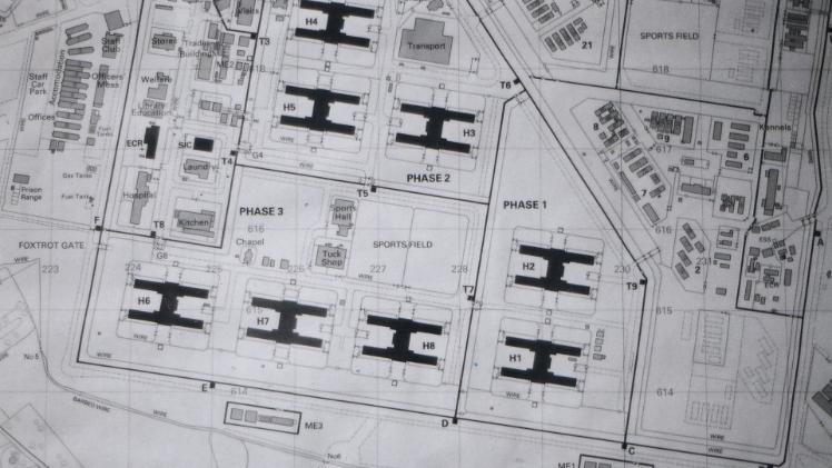 Architects plan of H Block