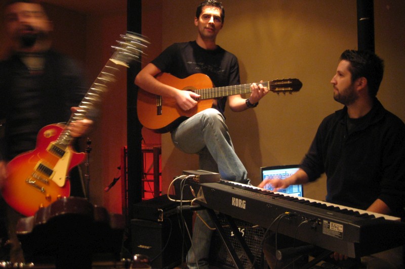 Ioannis Playing guitar