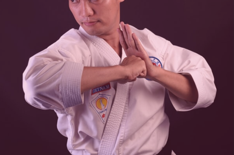 karate martial art boy