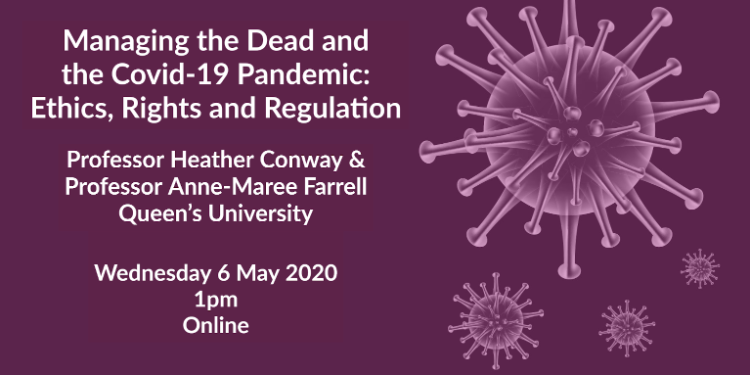 Corona virus purple background