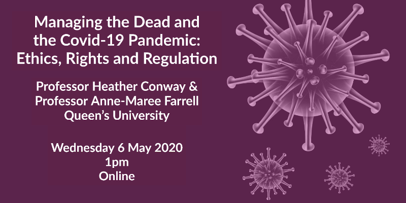 Corona virus purple background