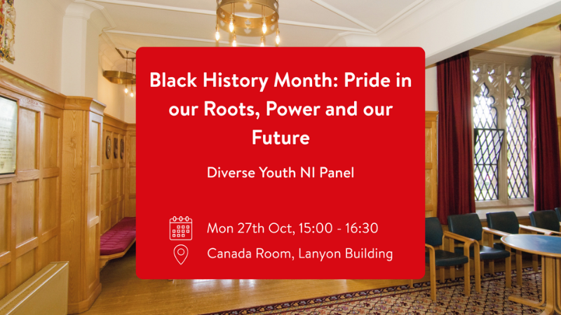 Black History Month NI Youth Panel event