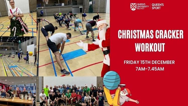 Christmas cracker workout in the PEC