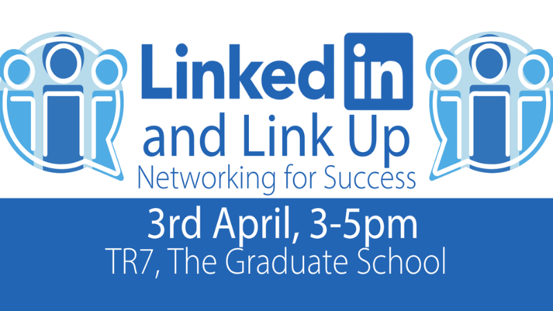 Linkedin and Link Up event banner