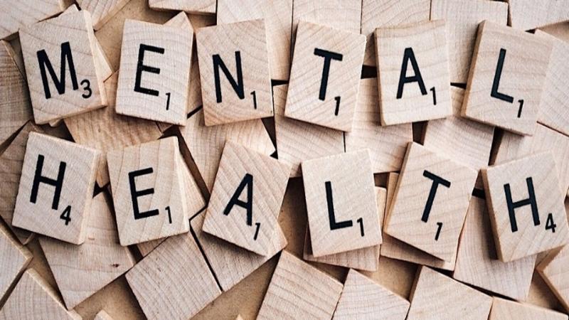 Mental health in scrabble letters