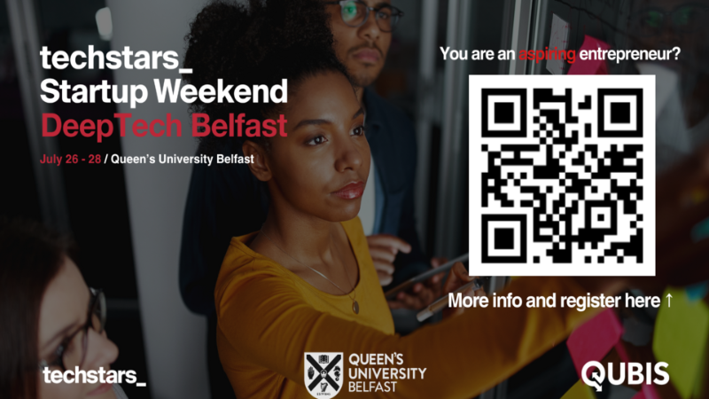 Tech start up weekend QR code