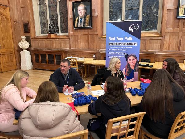 09. Belfast Met discussing training and vocational pathways