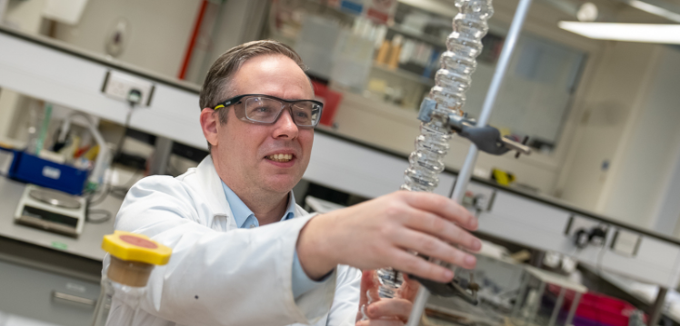 Dr Kevin Morgan from the School of Chemistry and Chemical Engineering at Queen's