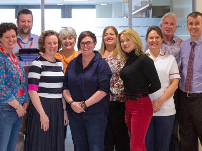Members of the School of Nursing and Midwifery's Athena SWAN Staff Development Committee