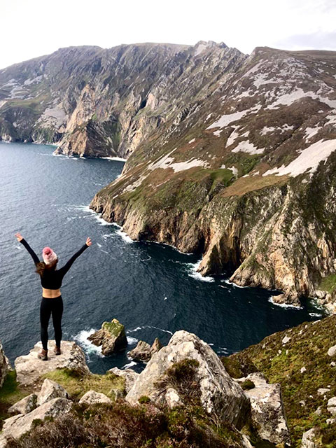 Madelyn on Slieve League