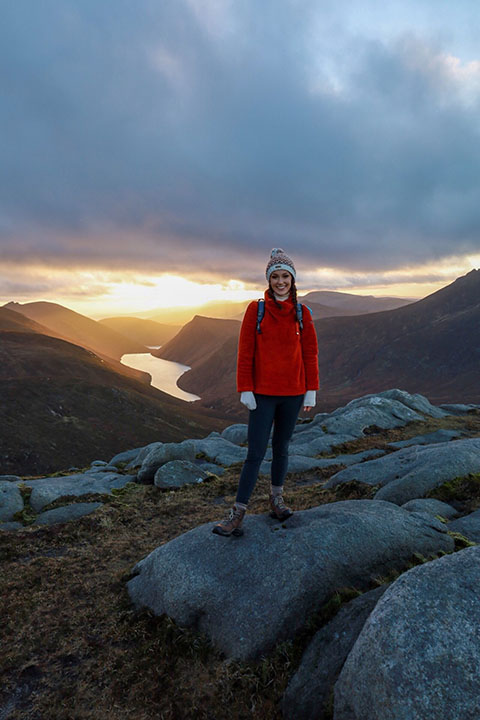 Madelyn on Slieve Corragh