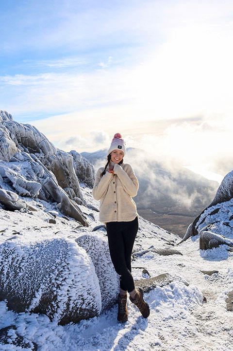 Madelyn on Slieve Bearnagh