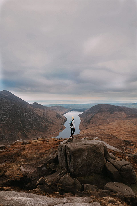 Madelyn on Slieve Doan