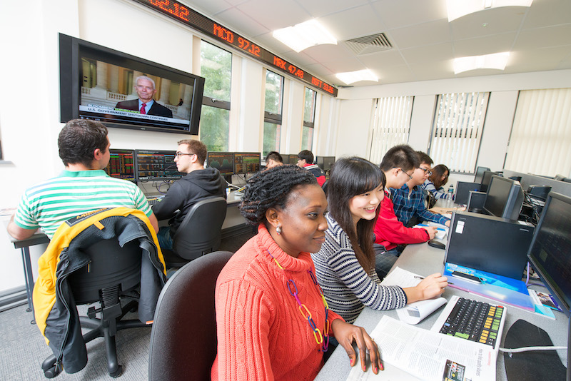 Students in computer centre