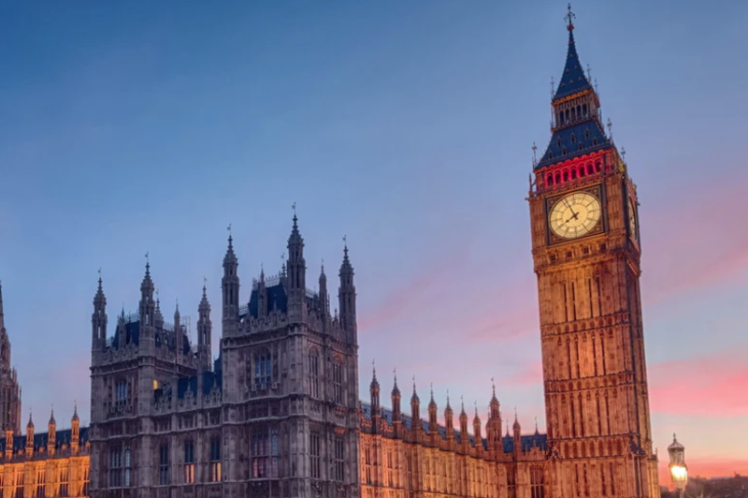 Houses of Parliament, Westminster, evening