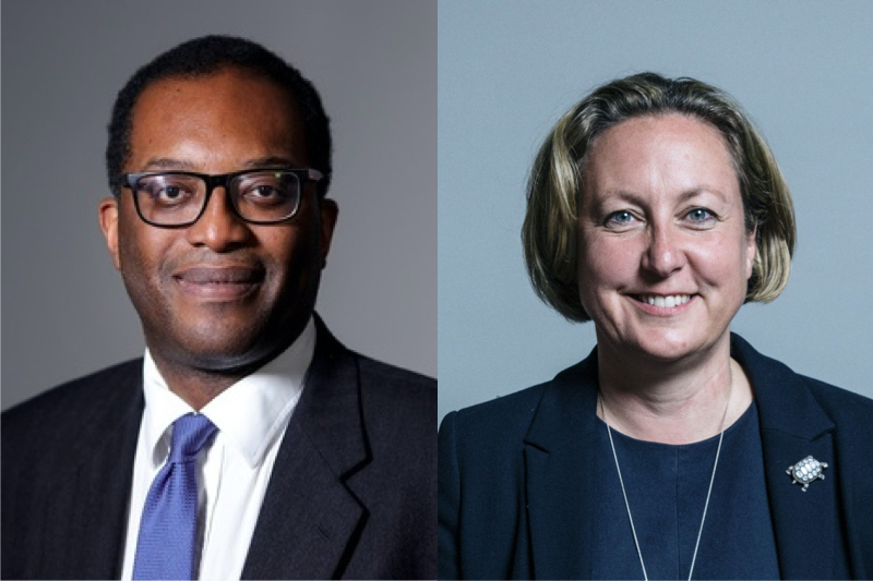 Ministers Kwasi Kwarteng and Anne-Marie Trevelyan