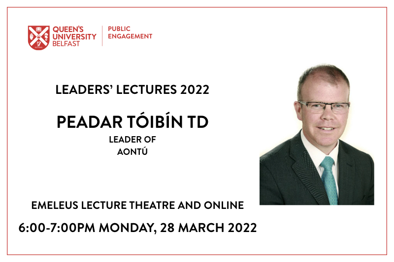 Peadar Toibin, Aontu leader's event slide