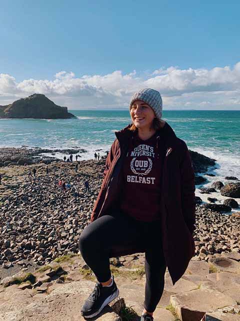 Tessa at Giants Causeway